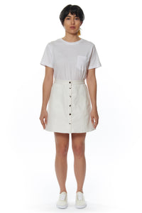 TRACY PORTER PARISIENNE TWILL MINISKIRT