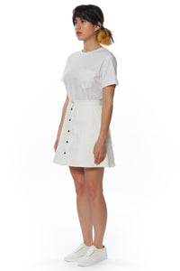 TRACY PORTER WITH LOVE TWILL MINI SKIRT