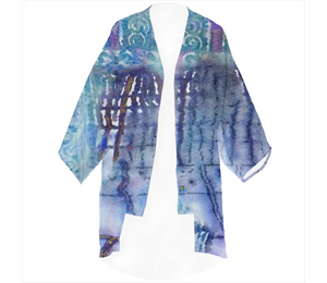 Print All Over Me, PAOM.COM, CUSTOM CLOTHING, TRACY PORTER LARK LINEN KIMONO, Linen Kimono
