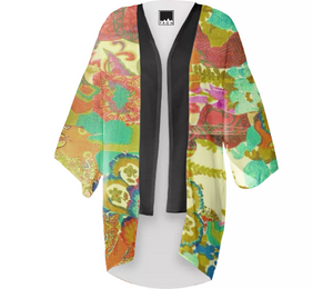 Print All Over Me, PAOM.COM, CUSTOM CLOTHING, TRACY PORTER REBEL CHIFFON KIMONO, Kimono