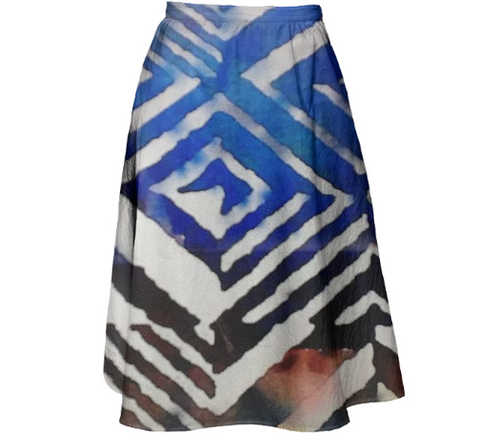 Print All Over Me, PAOM.COM, CUSTOM CLOTHING,  TRACY PORTER WILLA MIDI SKIRT, Midi Skirt