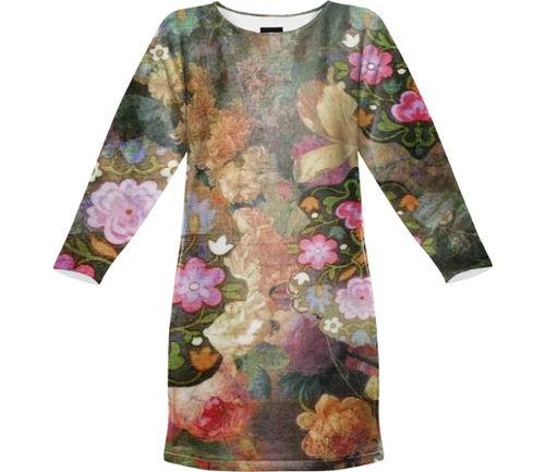 Print All Over Me, PAOM.COM, CUSTOM CLOTHING, TRACY PORTER DIXIE TUNIC SWEATSHIRT DRESS, Sweatshirt Dress