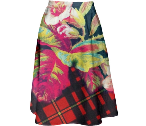 Print All Over Me, PAOM.COM, CUSTOM CLOTHING, TRACY PORTER PROMISE OF LEGEND MIDI SKIRT, Midi Skirt