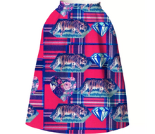 TRACY PORTER TIGERS ARE FOREVER NEOPRENE SKIRT