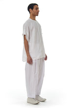 Print All Over Me, PAOM.COM, CUSTOM CLOTHING, Blu boxy linen blouse, Boxy Linen Shirt