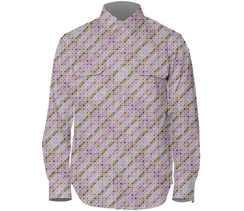 Print All Over Me, PAOM.COM, CUSTOM CLOTHING, TRACY PORTER DEMURE MENS WORKSHIRT, Workshirt
