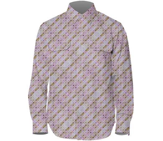 Print All Over Me, PAOM.COM, CUSTOM CLOTHING, TRACY PORTER DEMURE MENS WORKSHIRT, Workshirt