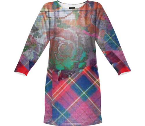 Print All Over Me, PAOM.COM, CUSTOM CLOTHING, TRACY PORTER ROSEGROVE TUNIC SWEATSHIRT DRESS, Sweatshirt Dress