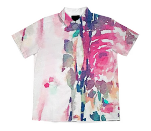 Print All Over Me, PAOM.COM, CUSTOM CLOTHING, Bliss, Short Sleeve Blouse