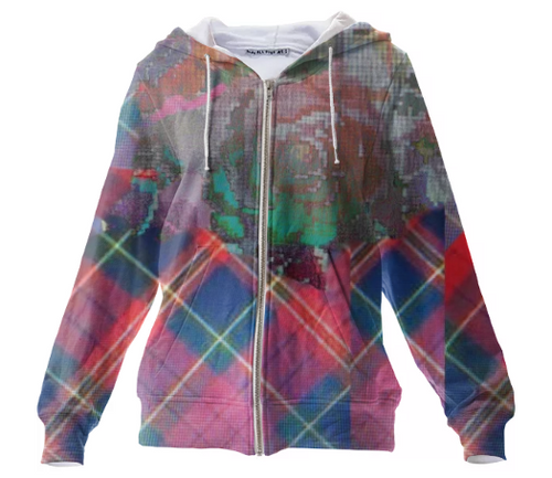 Print All Over Me, PAOM.COM, CUSTOM CLOTHING, ROSEGROVE ZIP FRONT HOODIE, Zip Up Hoodie