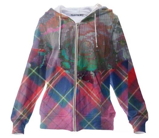 Print All Over Me, PAOM.COM, CUSTOM CLOTHING, ROSEGROVE ZIP FRONT HOODIE, Zip Up Hoodie