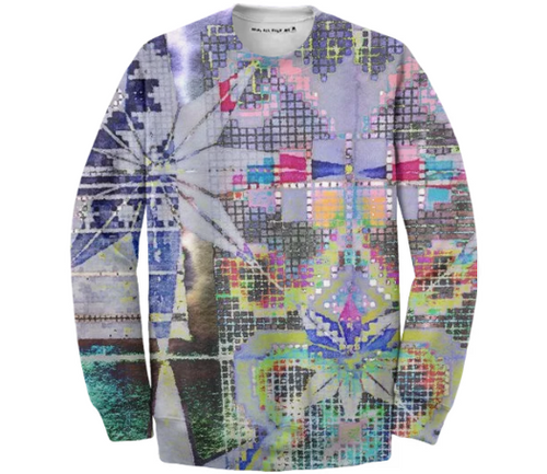 Print All Over Me, PAOM.COM, CUSTOM CLOTHING, TRACY PORTER DARE ME SWEATSHIRT, Ribbed Sweatshirt